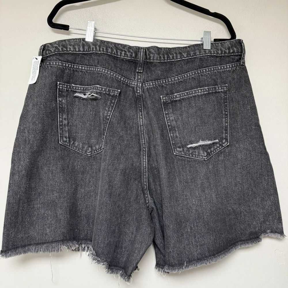 Arizona Jean Co Shorts Women's‎ 21 Blue High Rise Destroyed Cutt Off